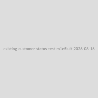 Existing Customer Status Test - M1e5lUit